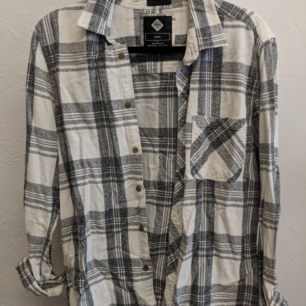 Flannel button down